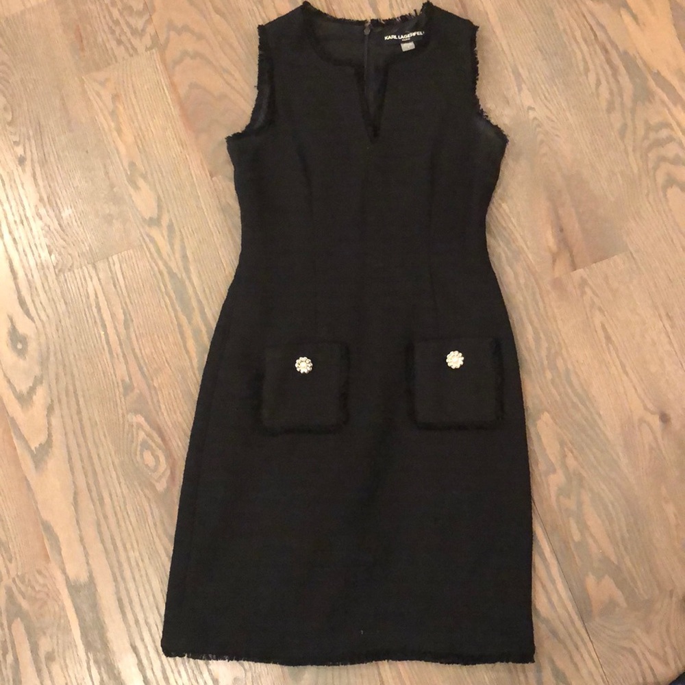 Karl Lagerfeld Black Dress